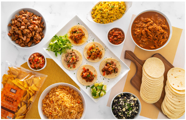Taco Bar Serves 30 - Hot