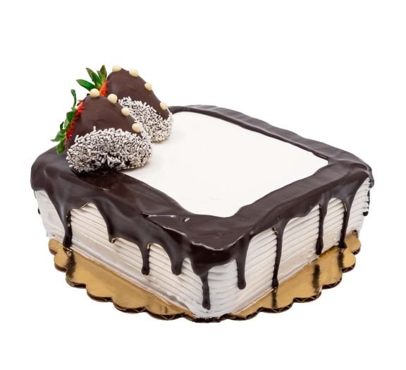 6" Tuxedo Truffle Moussecake Square