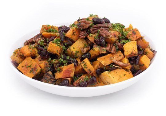Organic Roasted Butternut Squash with Cranberries and Pecans – 1.5 lbs