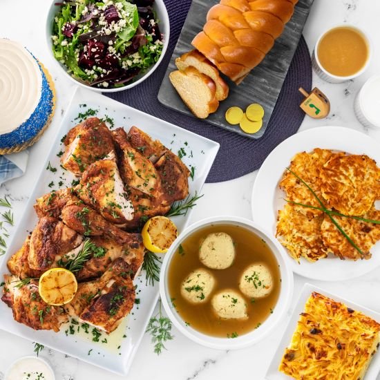 Hanukkah Roasted Chicken Meal for 8