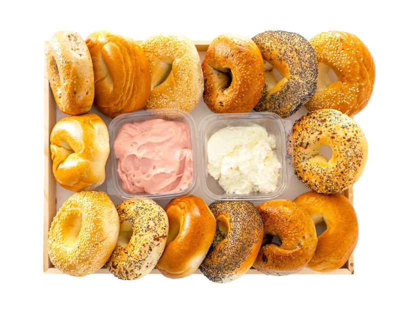 Assorted Bagels with your choice of Cream Cheese