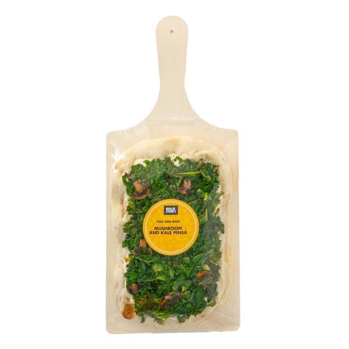 Kale Roasted Garlic & Mushroom Pinsa