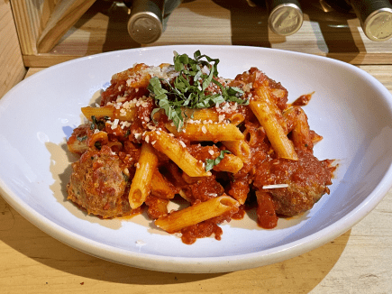 NEW Penne & Meatballs