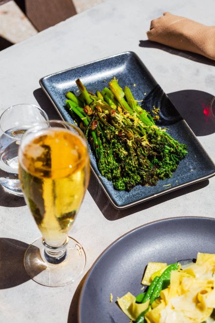 Poached Asparagus Tray