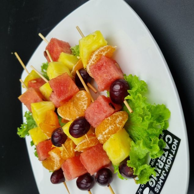Fresh Fruit Kebab