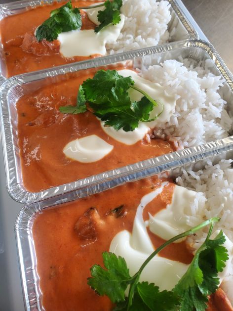 Takeaway Dinner Butter Chicken & Rice Extra Small serves 1 8 X 16cm 