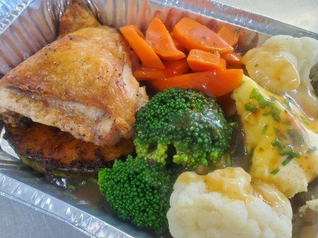 Ready Made Meals - Roast Chicken Gravy and Vegetables GF serves 1 