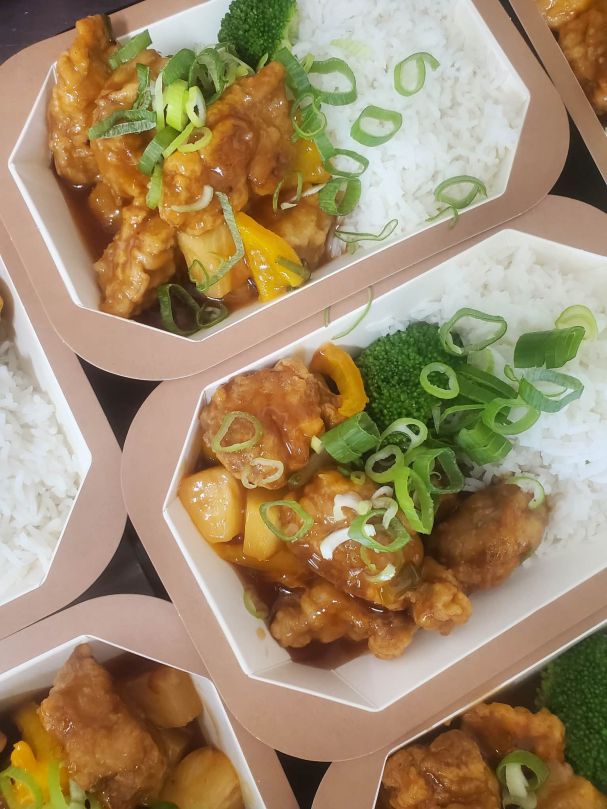 Sweet n Sour Pork ready meal (Micro)