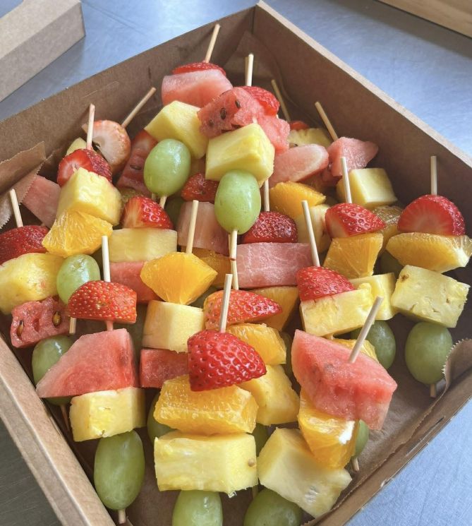 Fresh Fruit Kebab
