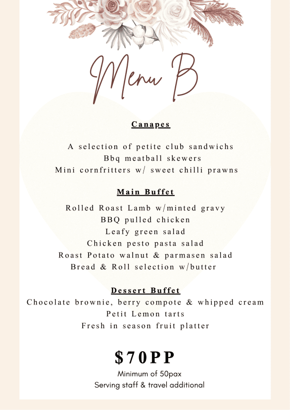 Buffet Menu B