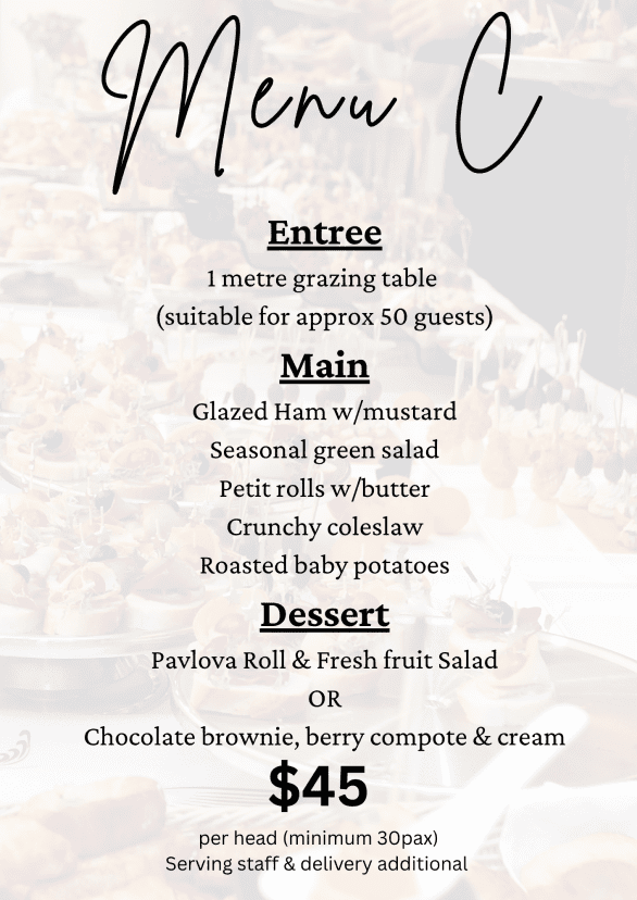 Buffet Menu C
