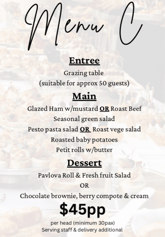Buffet Menu C