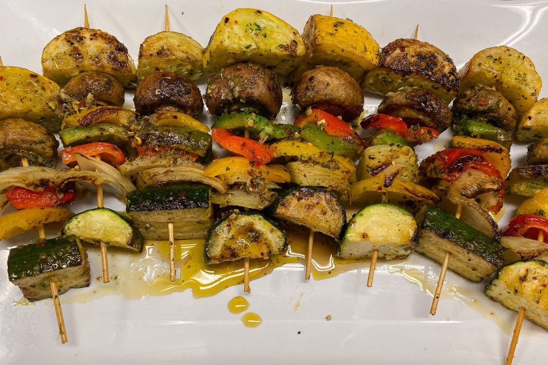 Chimichurri Veggie Skewers