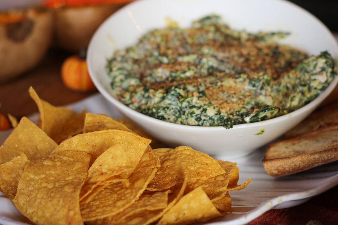 Spinach Dip & Tortilla Chips