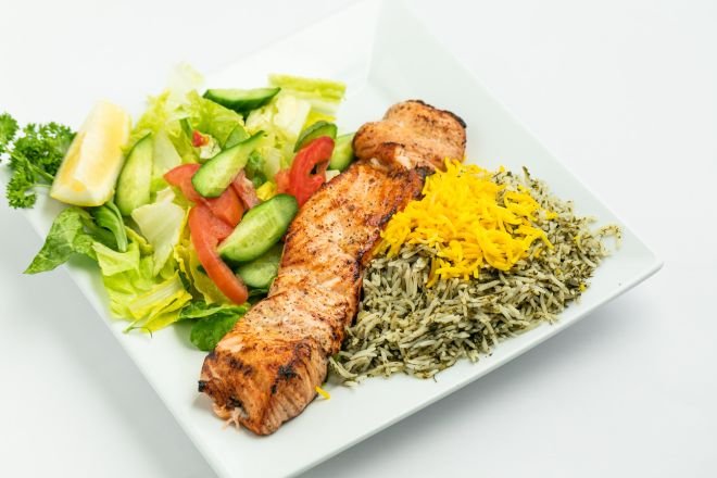 Salmon Kabob (1 Skewer)