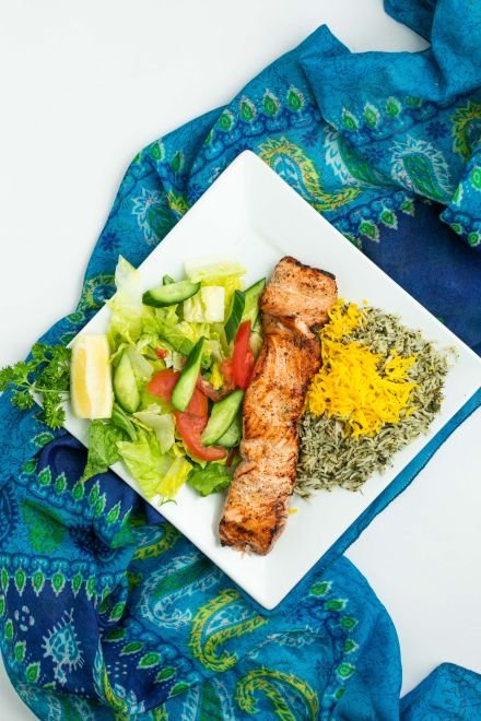 Salmon Kabob (1 Skewer)