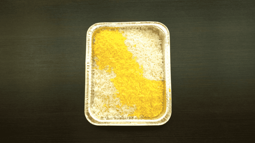 Steamed white rice
