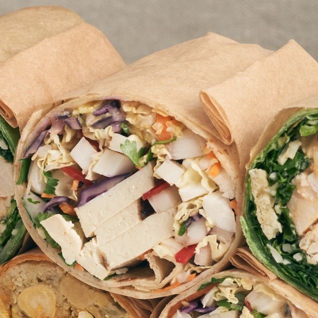 Gluten Free Miso Tofu Wrap Sandwich Box