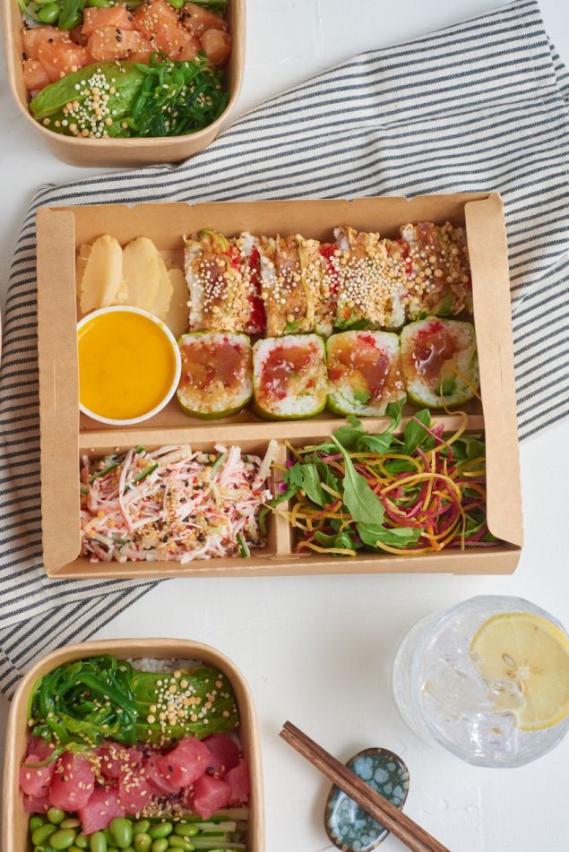 Shrimp Tempura Sandwich Sushi Box