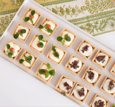 Small Assorted Savory Tarts Platter