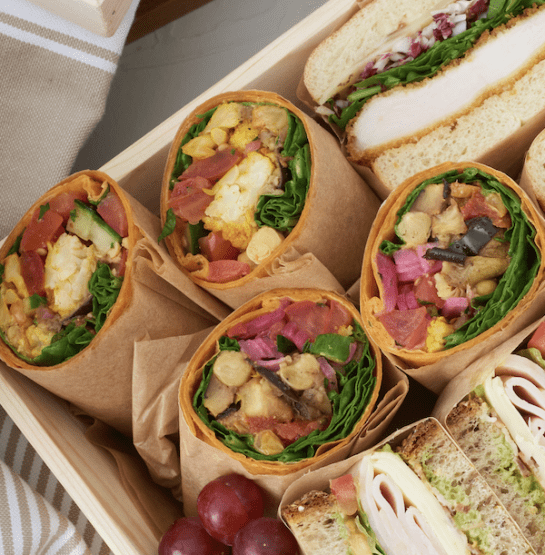 Moroccan Vegetable Wrap