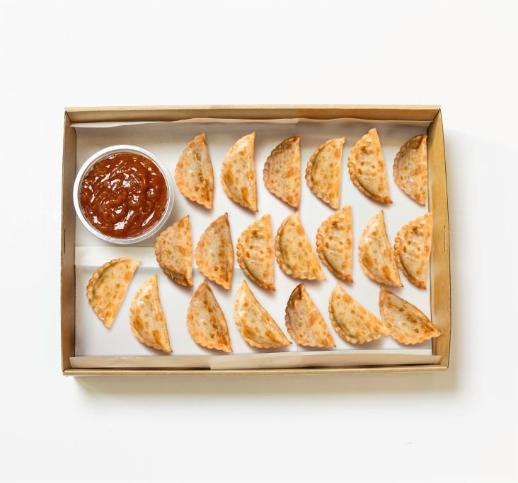 Empanada with Spicy Tomato Relish
