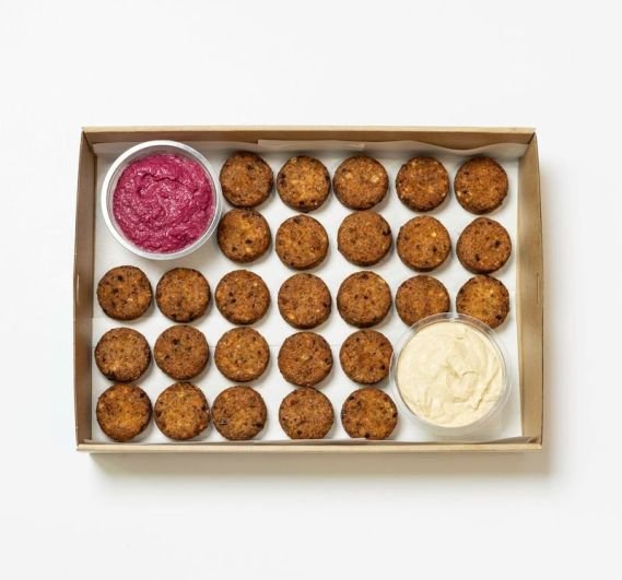 Falafel Bites and Dips Platter