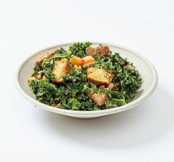 Smashed Falafel Salad