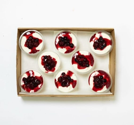 Individual Yoghurt Pot - Berry