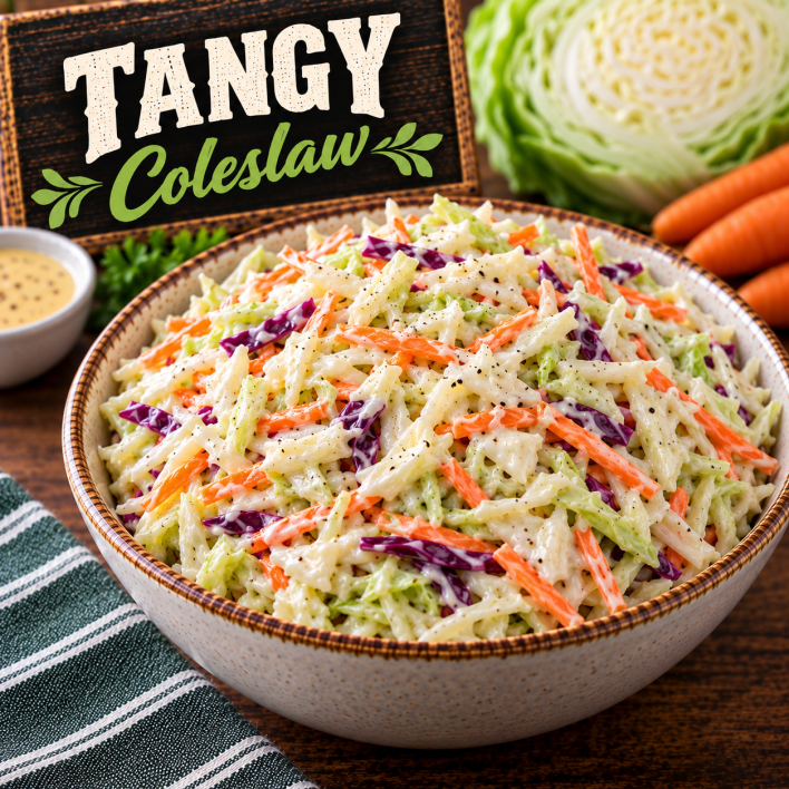 Tangy Vinegar Coleslaw