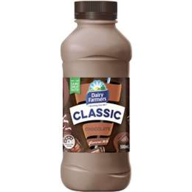 500ml Dairy Farmers Chocolate Milk MPRS