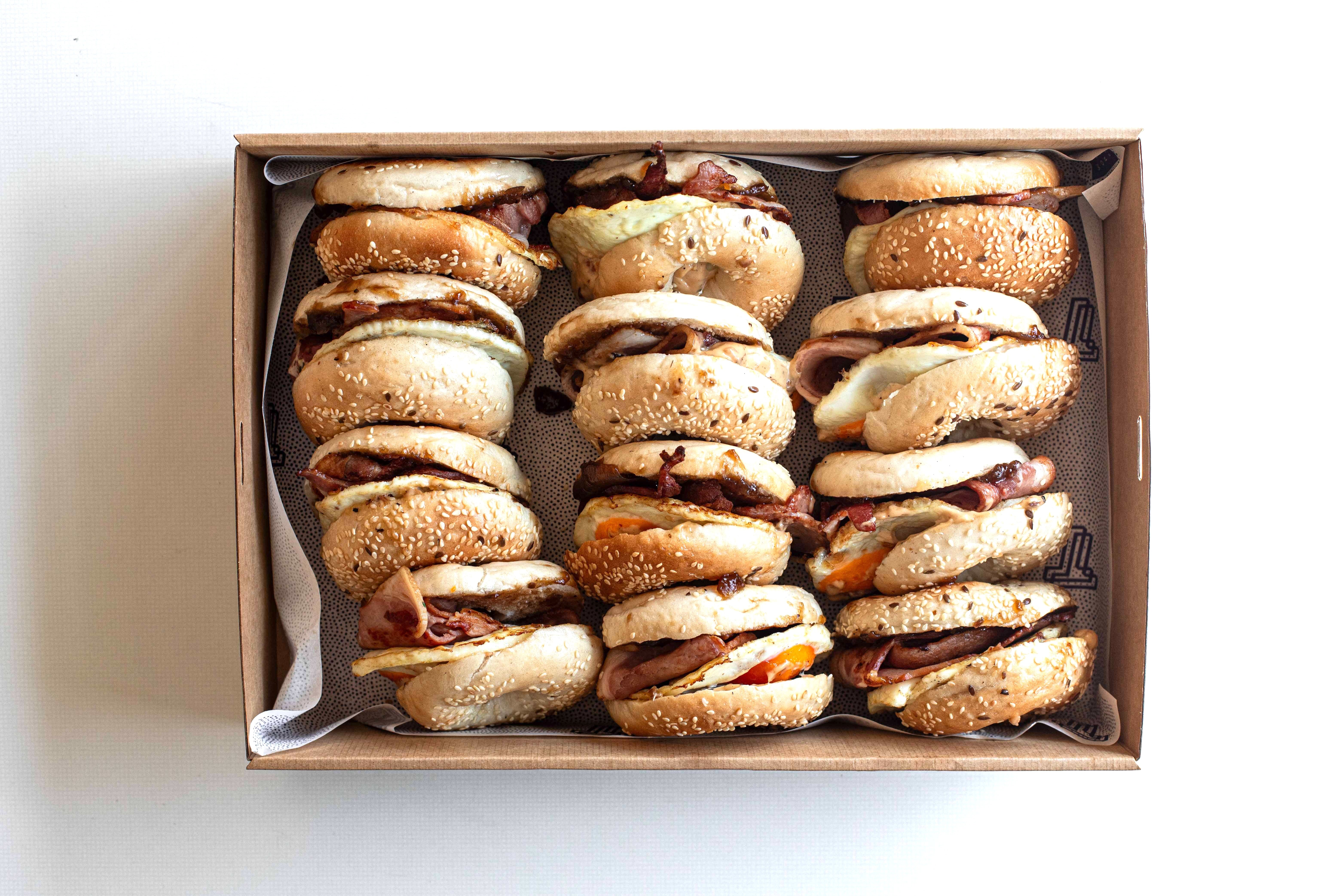 BAGELS | MINI BACON, EGG & ONION JAM