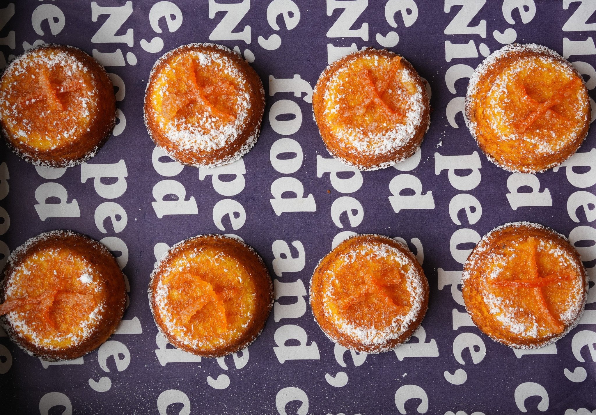 MANDARIN & ALMOND CAKES 