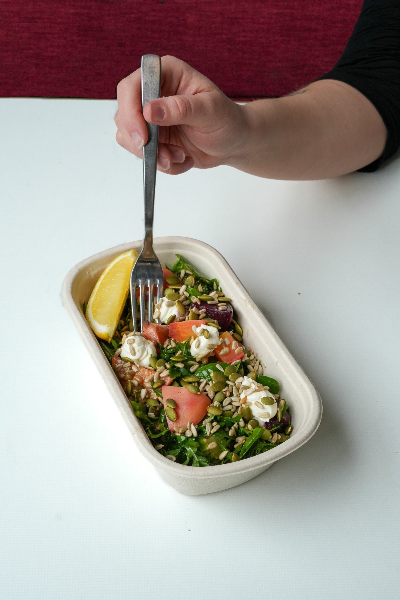 BEETROOT, FREEKEH & LABNEH SALAD