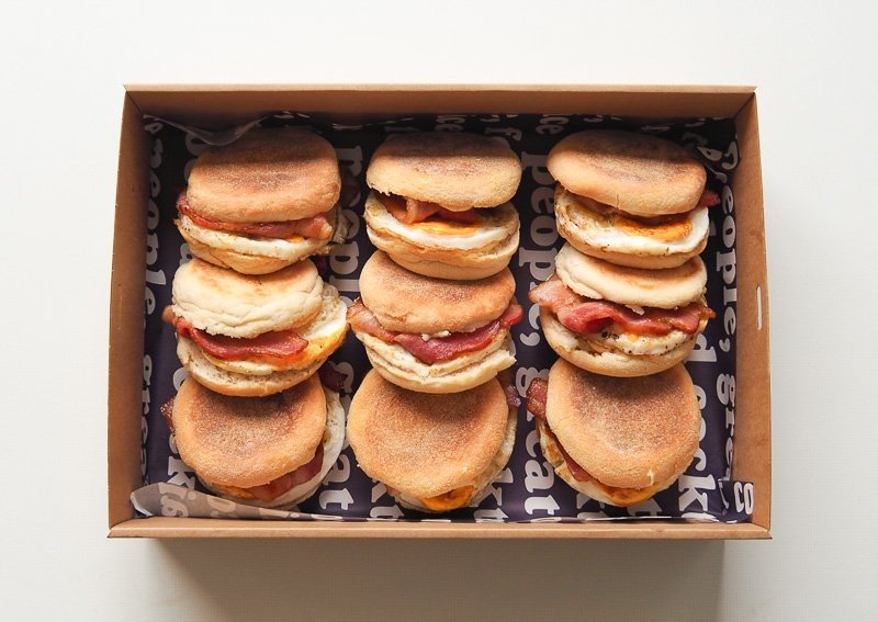 ENGLISH MUFFINS | MINI BACON, EGG & ONION JAM