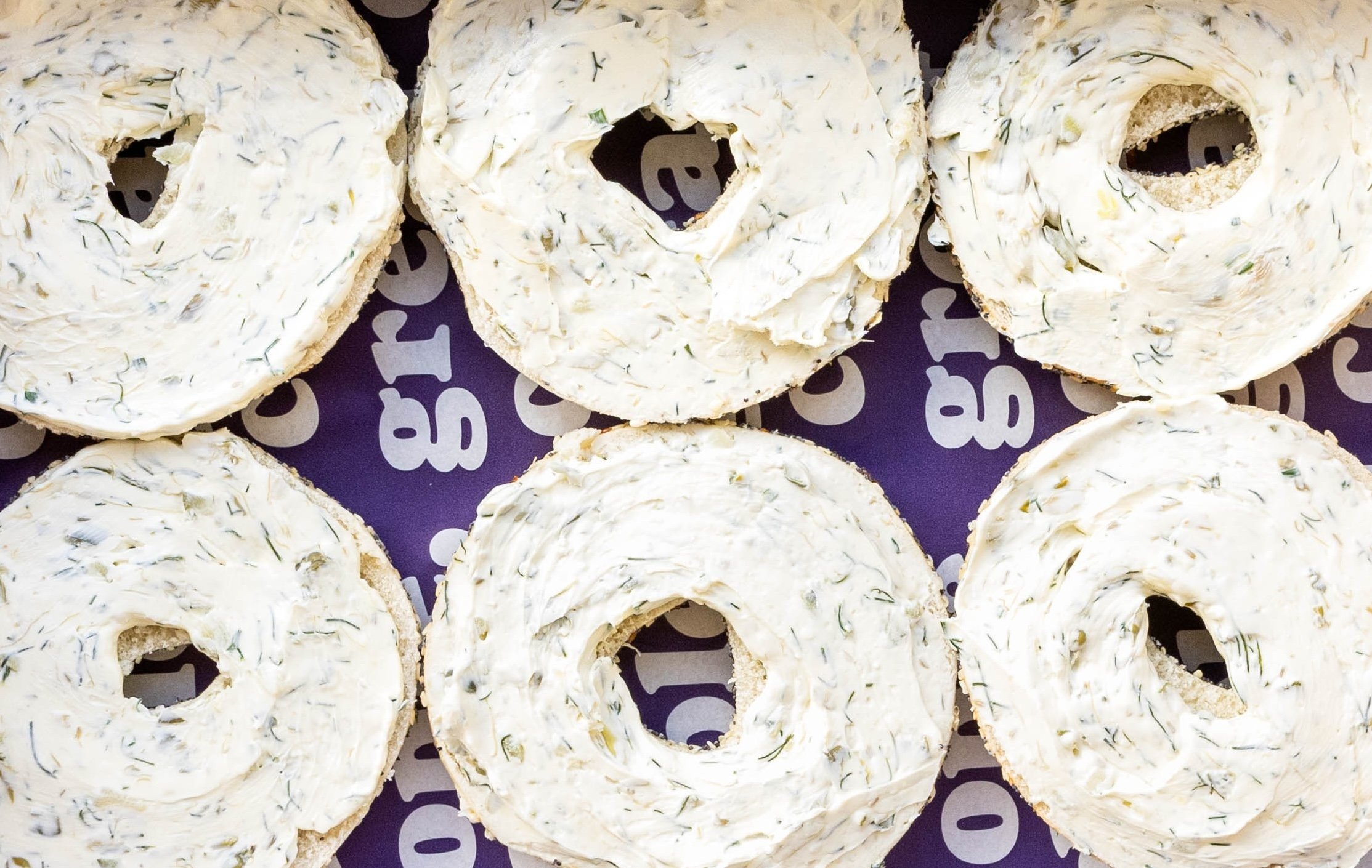 New BAGELS | DILL & CAPER CREAM CHEESE