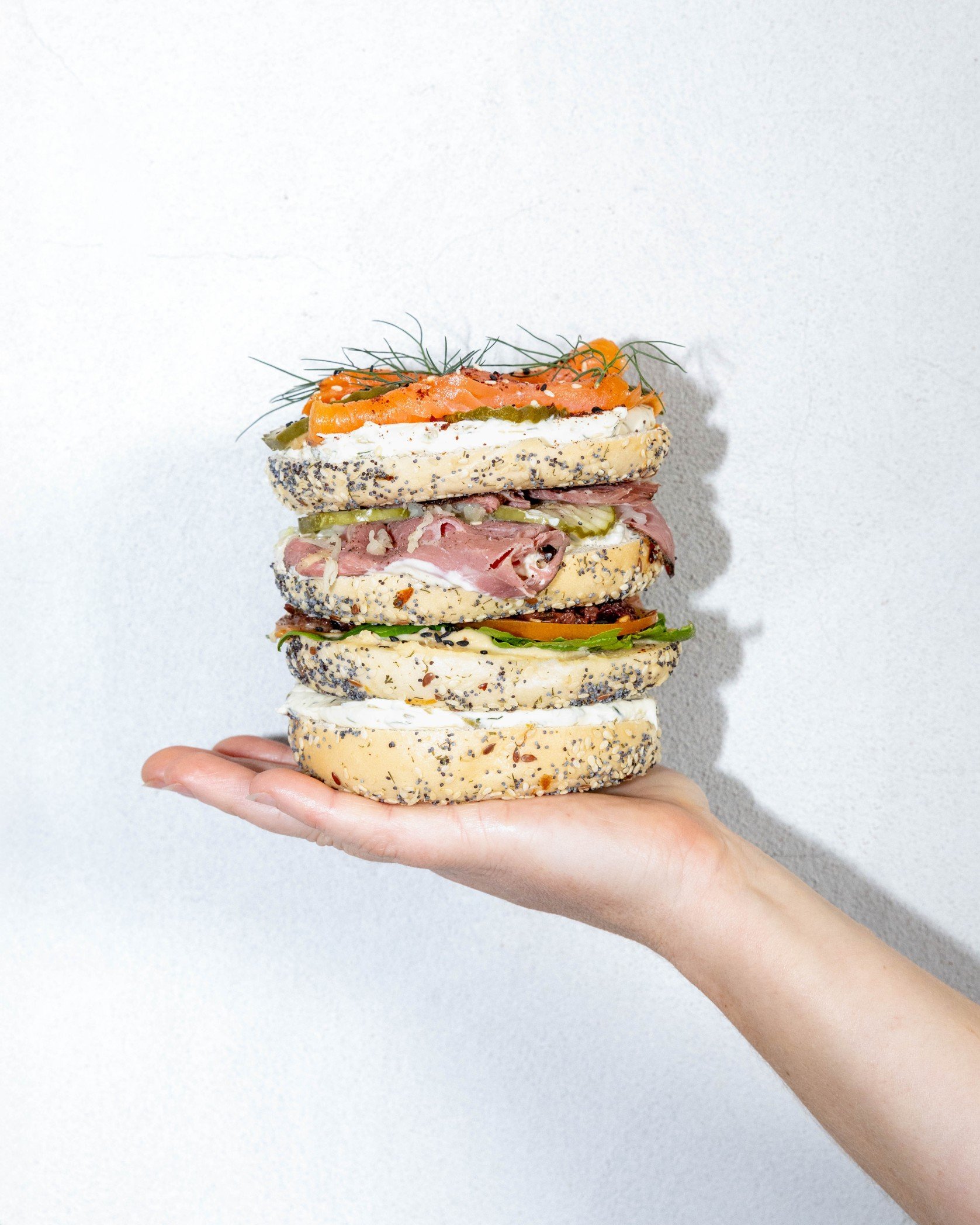 New BAGELS | DILL & CAPER CREAM CHEESE