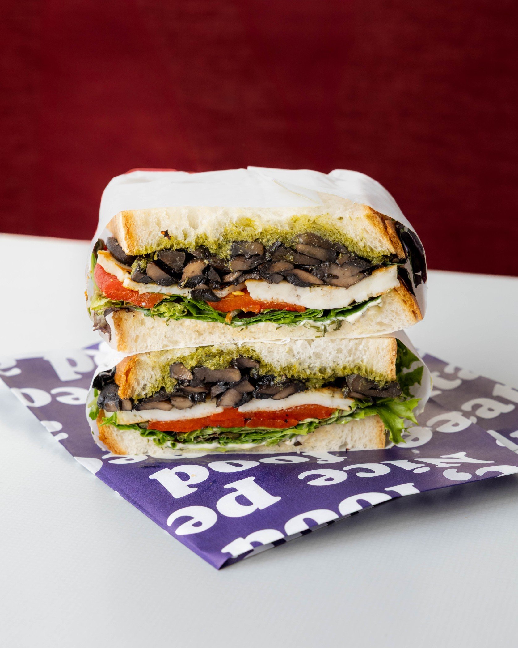 SANGA | MUSHROOM, CAPSICUM & HALLOUMI  