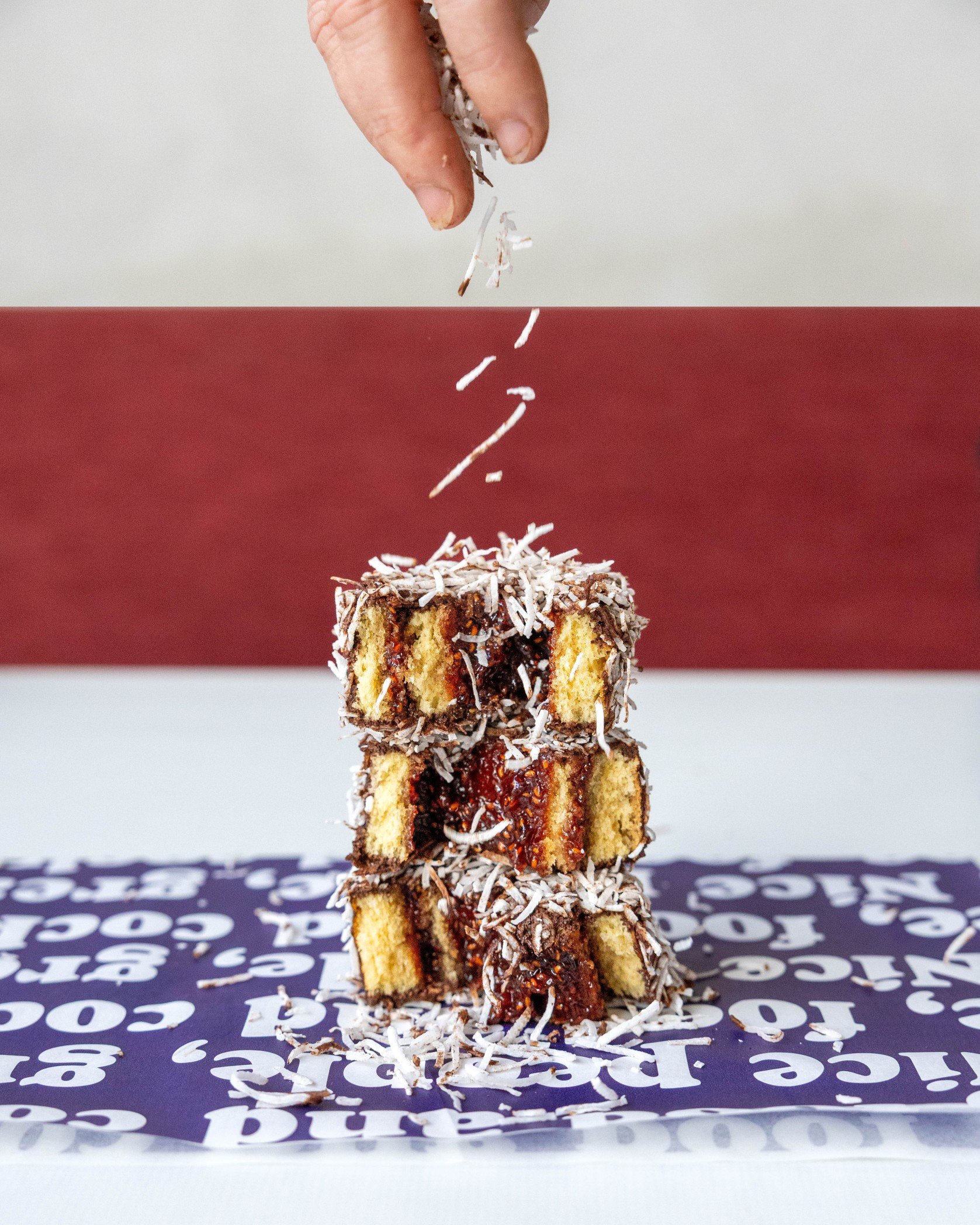 New SWISS ROLL LAMINGTONS