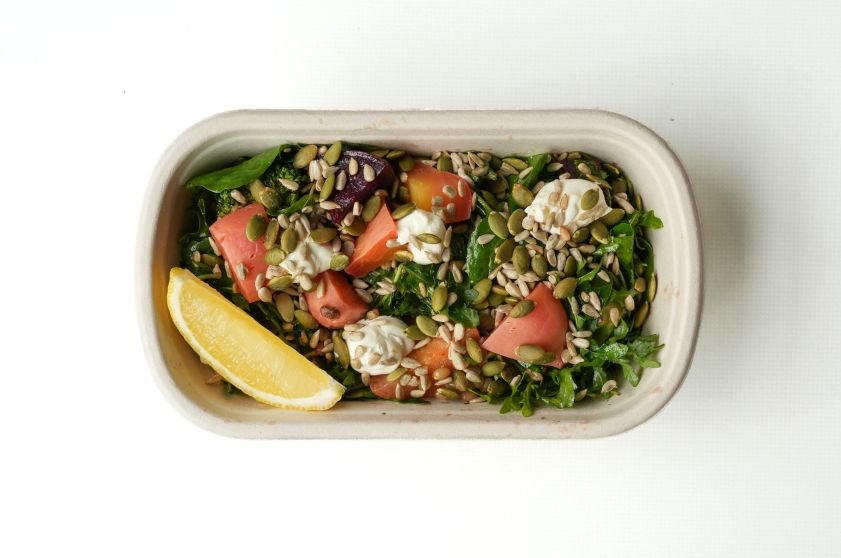 BEETROOT, FREEKEH & LABNEH SALAD
