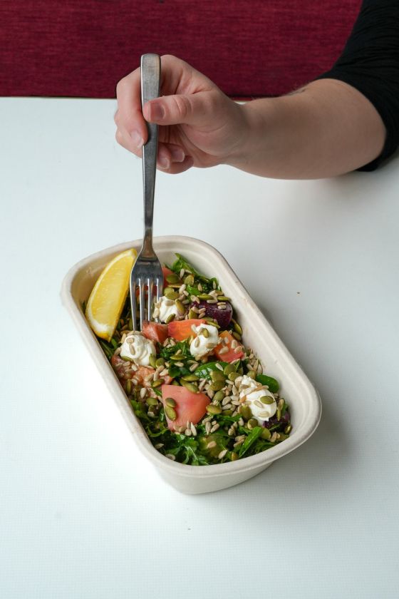 BEETROOT, FREEKEH & LABNEH SALAD