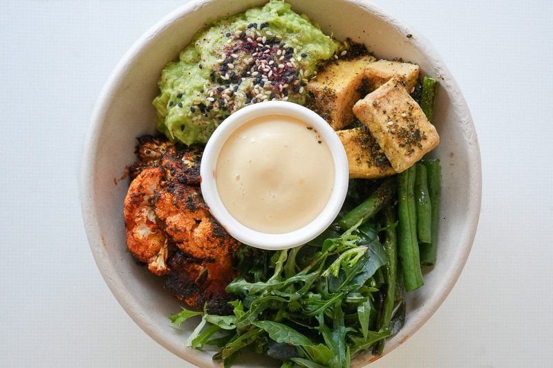 New FRIED SZECHUAN TOFU BOWL 