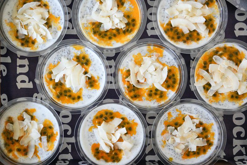 MANGO & LIME COCONUT CHIA PUDDING