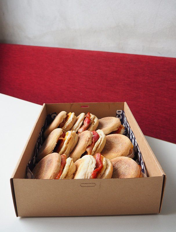 ENGLISH MUFFINS | MINI BACON, EGG & ONION JAM