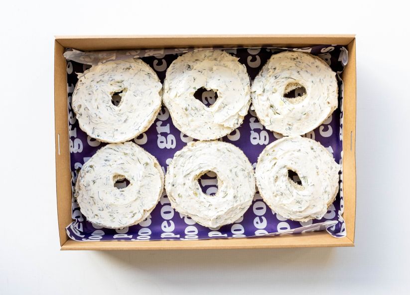 New BAGELS | DILL & CAPER CREAM CHEESE
