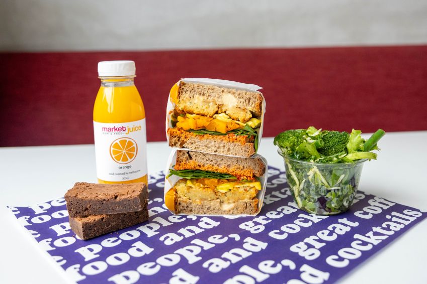 TT's SIGNATURE LUNCH BOX - FALAFEL SANGA  