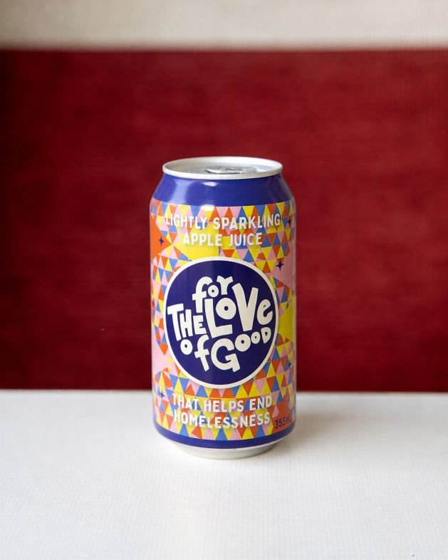 FOR THE LOVE OF GOOD - SPARKLING APPLE JUICE 355ML