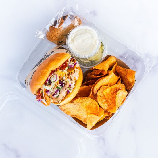 Buffalo Chicken Sandwich Boxed Meal
