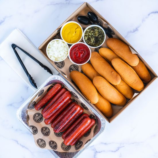 Build Your Own Hot Dog Bar