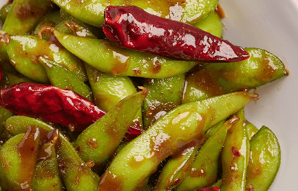 Spicy Garlic Soy Edamame - Large (feeds 15-20)
